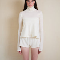 【NEW】Merino Wool 100% Sheer Turtle Neck