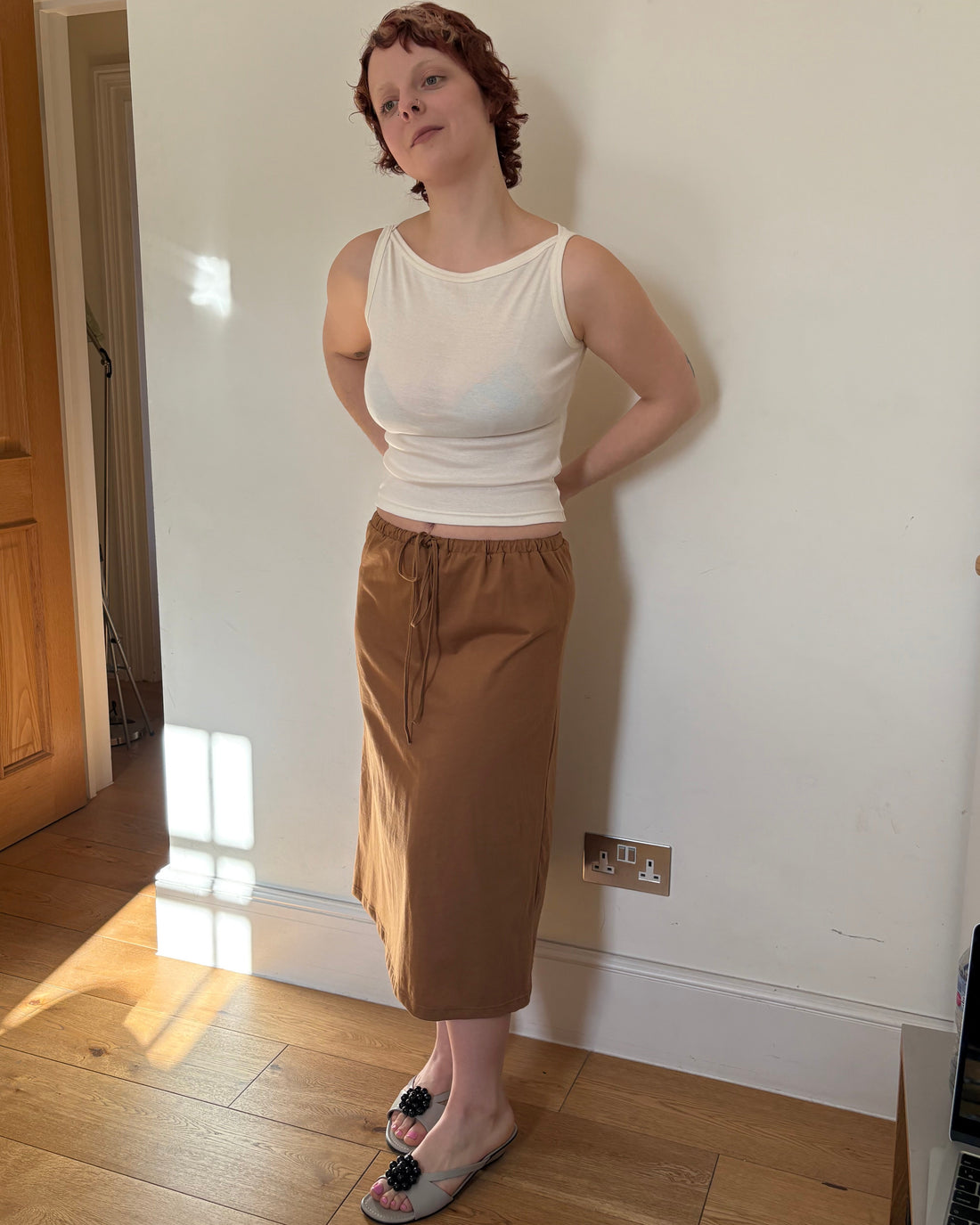 【NEW】Cotton Long Skirt