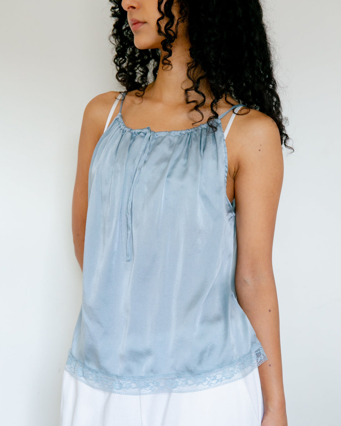 【NEW】Silk Lace Camisole