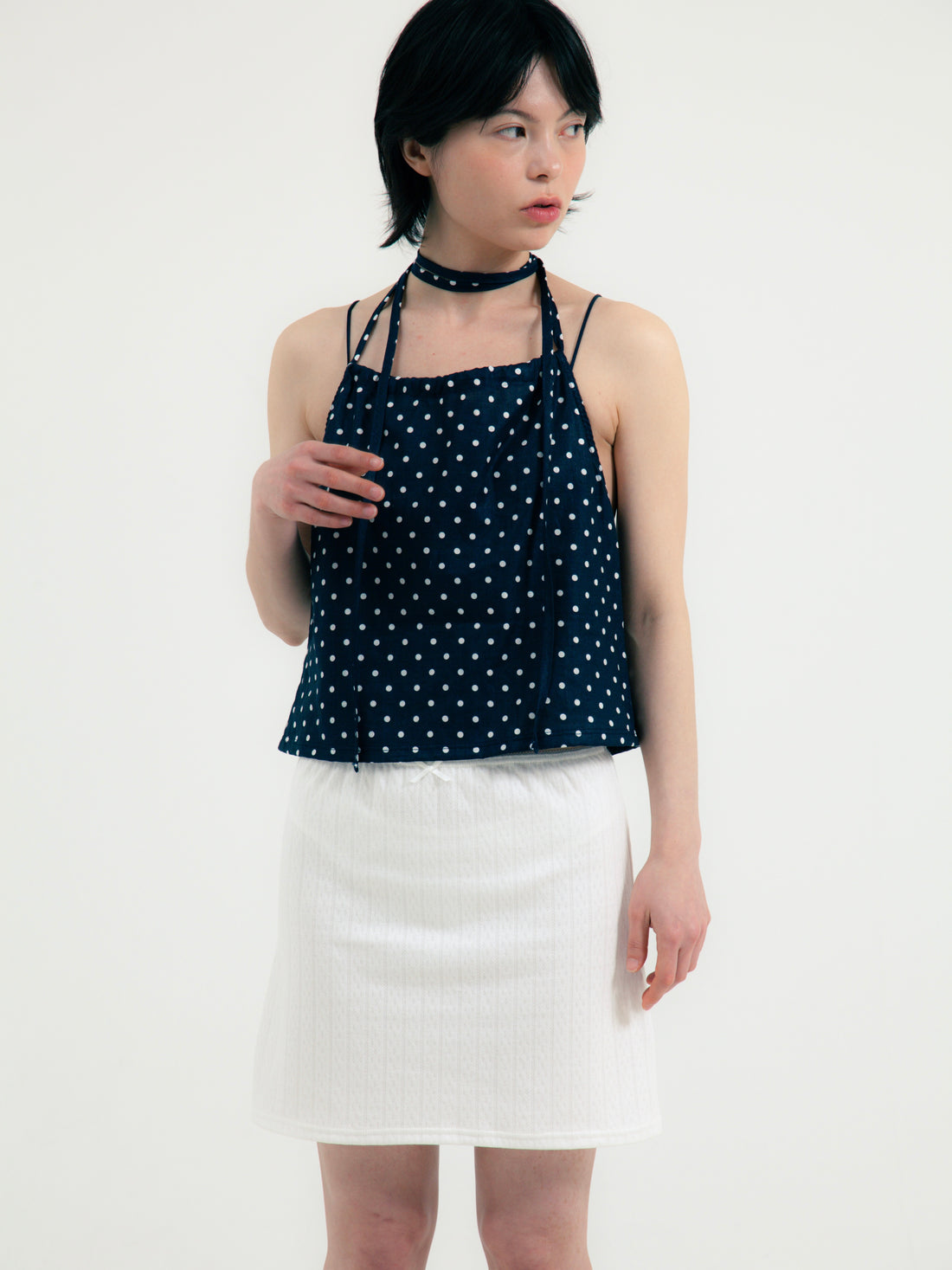 【NEW】Polka Dots 2way Tops