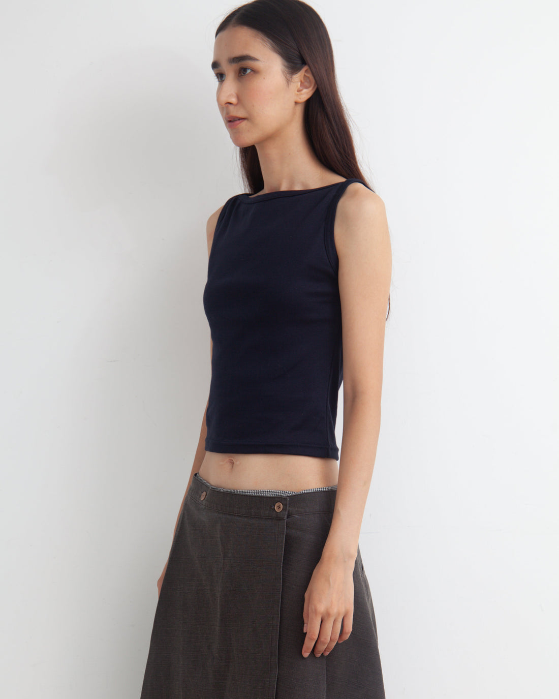 【NEW】Boat Neck Tanktop