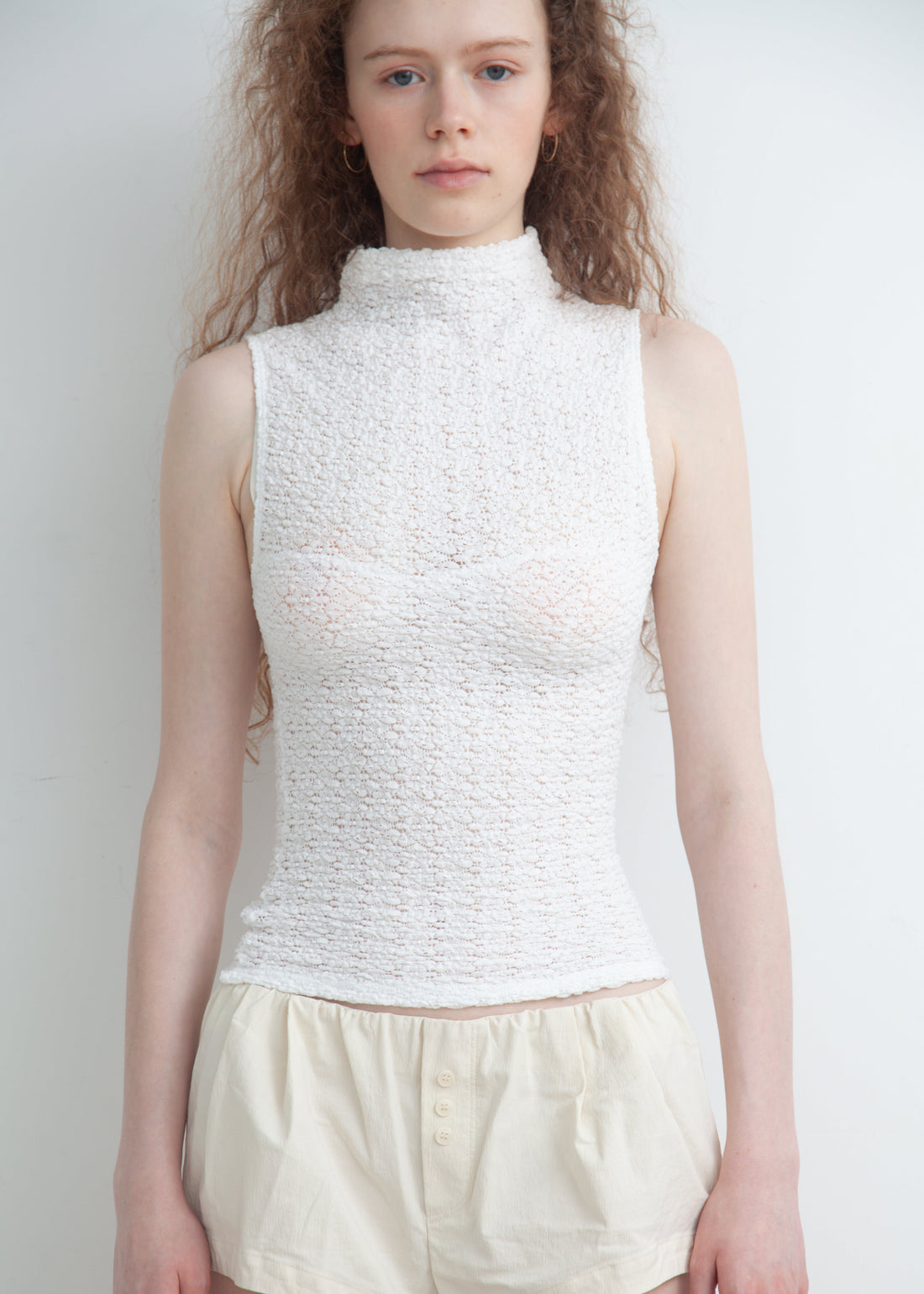 【NEW】Flower Popcorn Tanktop