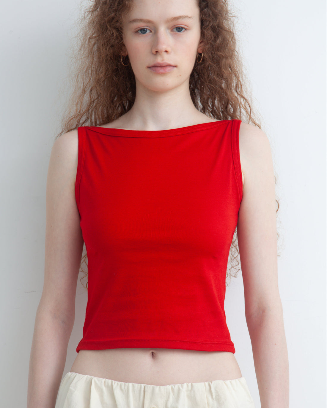 【NEW】Boat Neck Tanktop