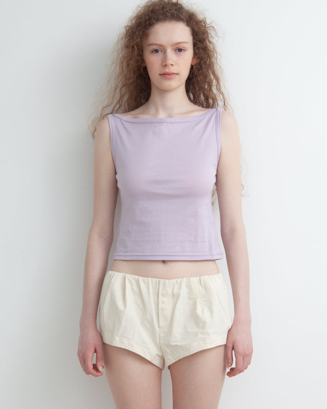 【NEW】Boat Neck Tanktop