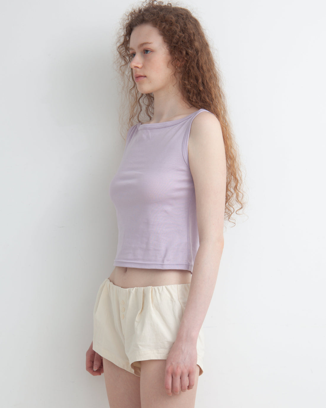 【NEW】Boat Neck Tanktop