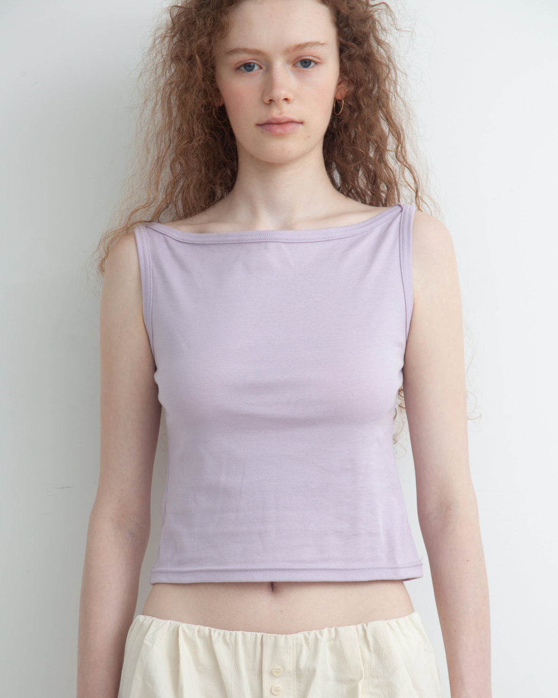 【NEW】Boat Neck Tanktop