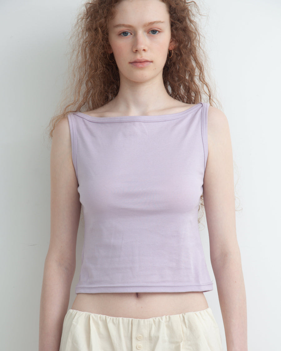 【NEW】Boat Neck Tanktop