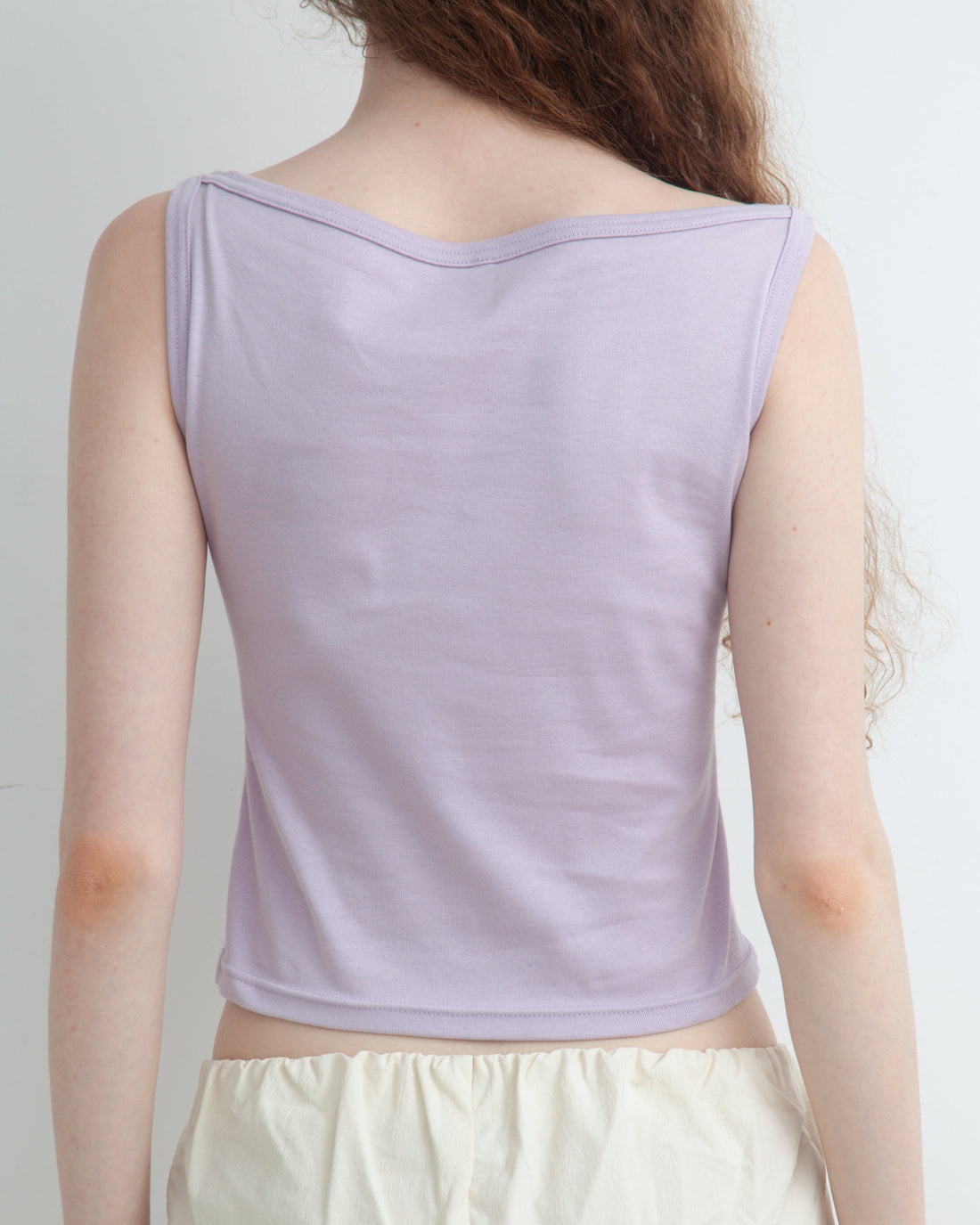 【NEW】Boat Neck Tanktop
