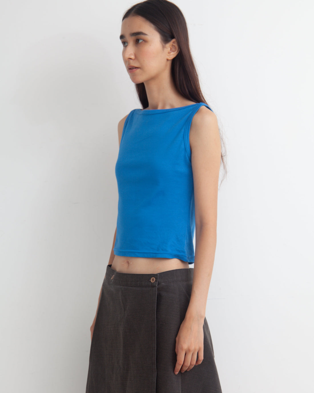 【NEW】Boat Neck Tanktop