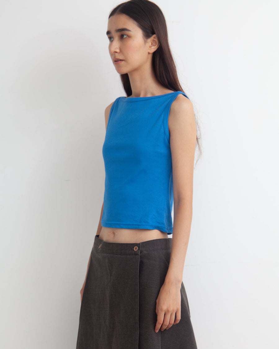 【NEW】Boat Neck Tanktop