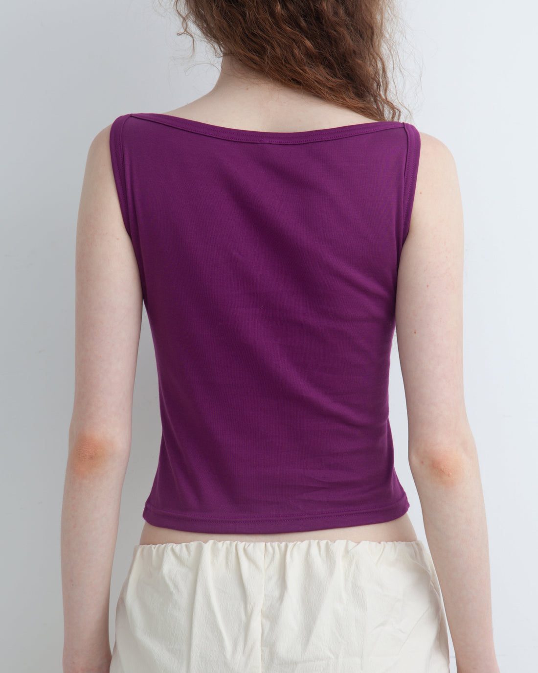 【NEW】Boat Neck Tanktop