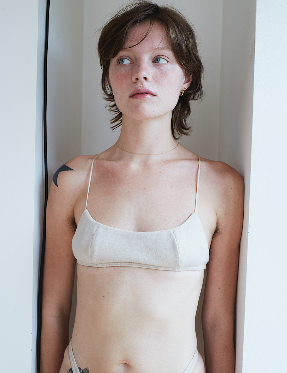 Wool oblong Bra