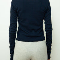 【NEW】Boat Neck Long Tee