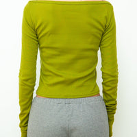 【NEW】Boat Neck Long Tee