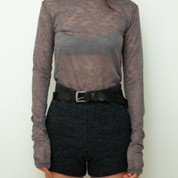 【NEW】Lace Boat Neck T-shirts