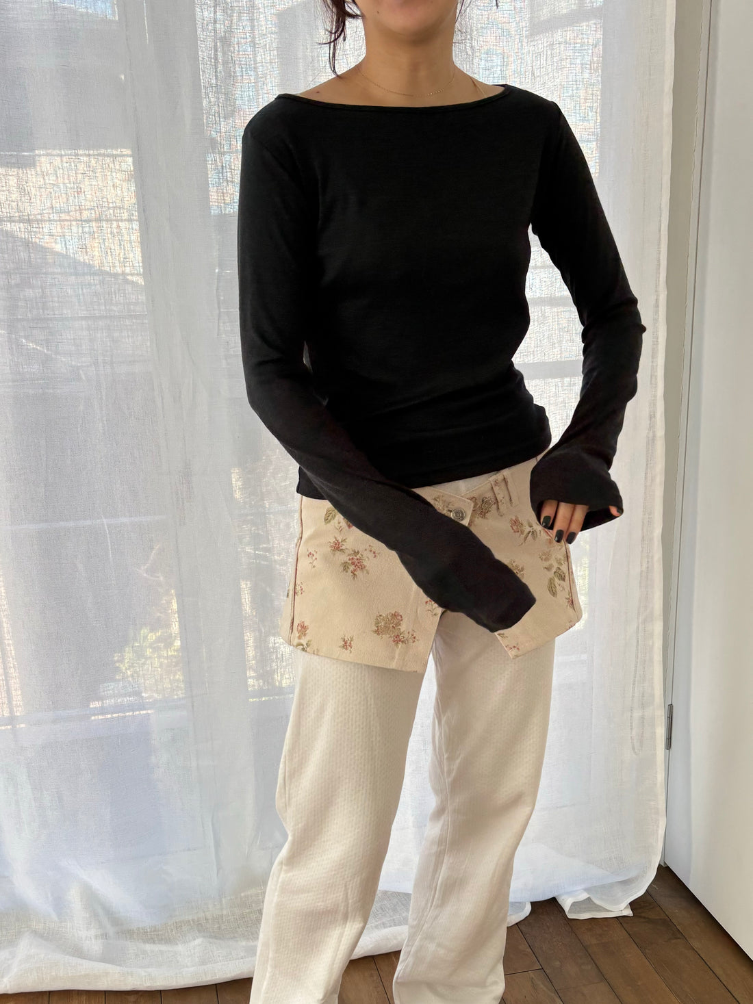 FlowerMesh Cotton Lounge Pants