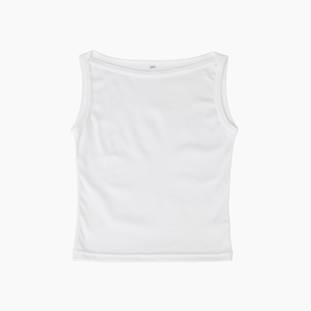 【NEW】Boat Neck Tanktop