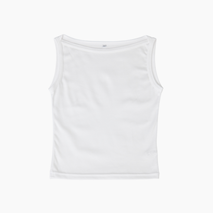 【NEW】Boat Neck Tanktop