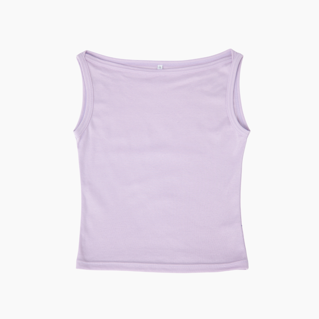 【NEW】Boat Neck Tanktop