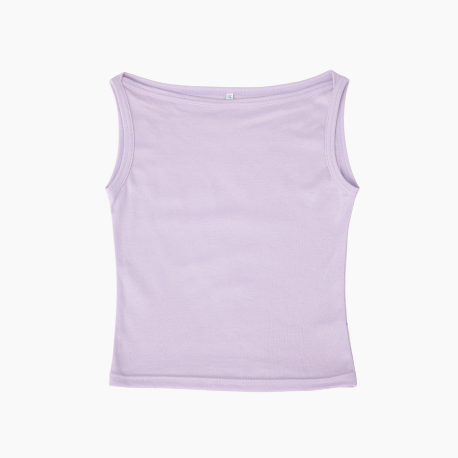 【NEW】Boat Neck Tanktop