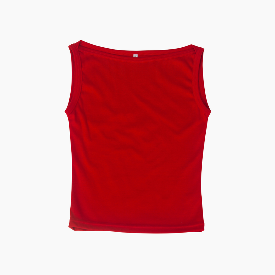 【NEW】Boat Neck Tanktop